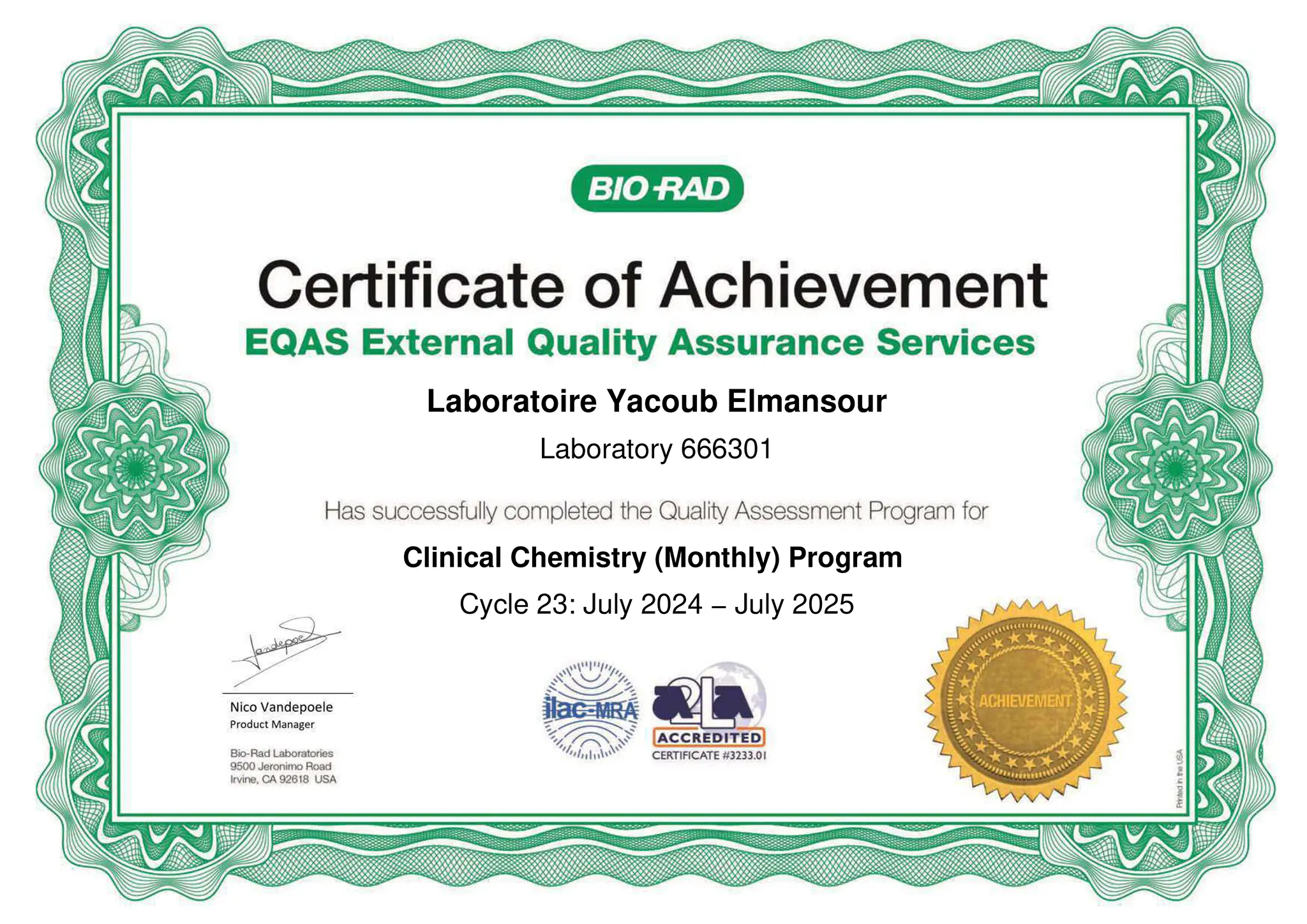 CLINICAL CHEMISTRY 2025